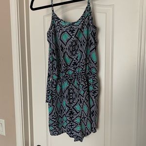 geometric pattern romper